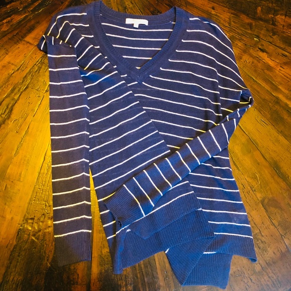 Madewell Sweater lightweight navy & white - Picture 3 of 6